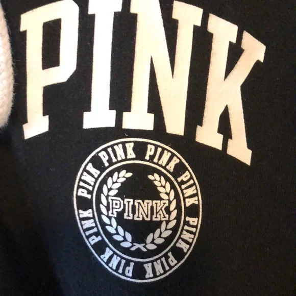 PINK Victoria’s Secret Varsity Crew Pullover Top Sweatshirt SZ M - Picture 5 of 6